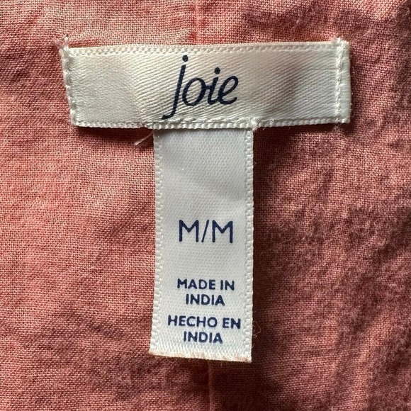 Joie Bondi Tiered Maxi Dress Women Size M Tea Rose Red Cottagecore Boho Coastal‎ - Picture 10 of 13